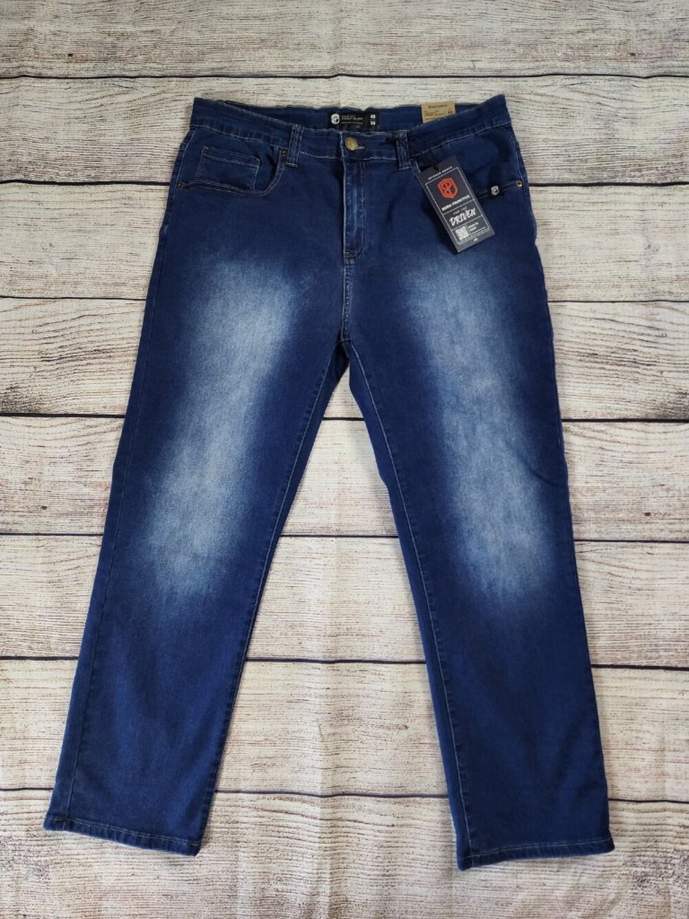 Born Primitive Jeans Mens 40x30 Flex Stretch Denim Athletic Straight Leg Veteran